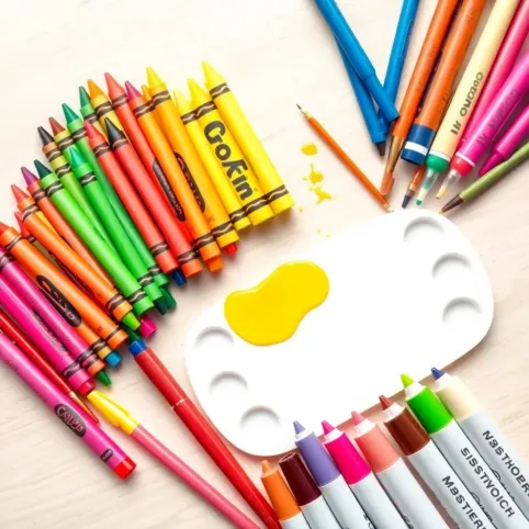 Przybory do malowania dla dzieci