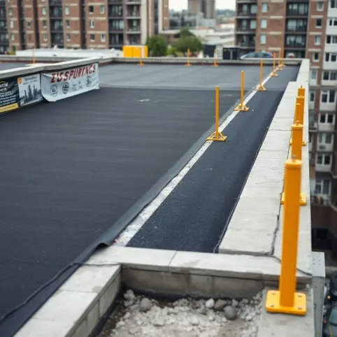 Remont dachu w bloku