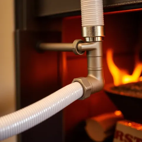 Rura pex do kominka z płaszczem wodnym