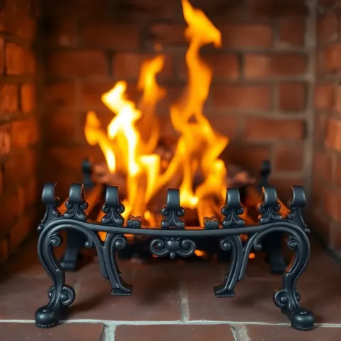 Ruszt żeliwny do kominka Supra