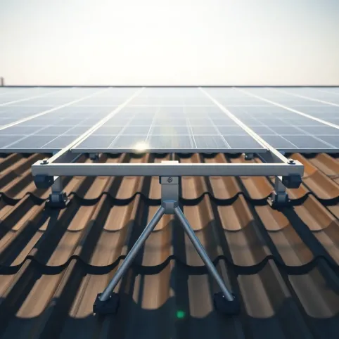 Stelaż do paneli fotowoltaicznych na dachu płaskim