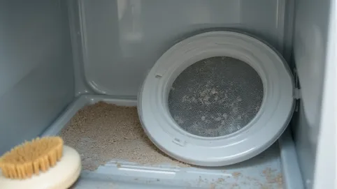 Suszarka Whirlpool czyszczenie filtra dolnego