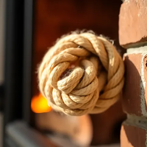 Sznur do drzwiczek kominka