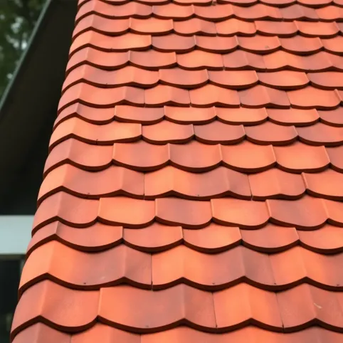 Układanie dachówki karpiówki w koronkę