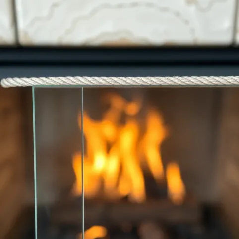 Uszczelka do szyby kominka