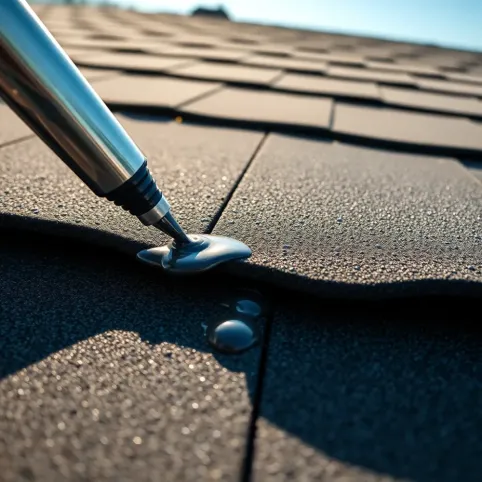 Uszczelnianie dachu z gontu bitumicznego