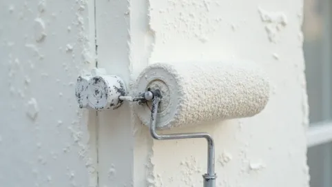 Wałek do malowania elewacji baranek