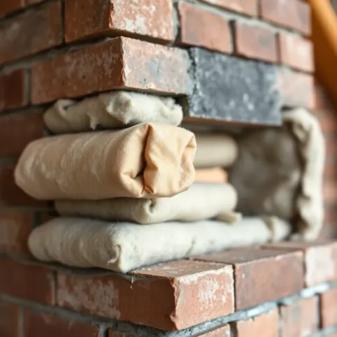Wełna do ocieplenia komina