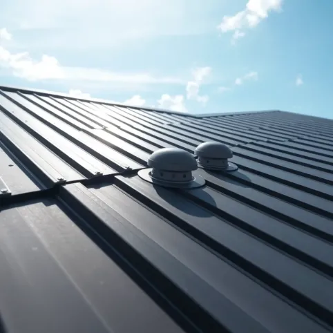 Wentylacja dachu z blachy