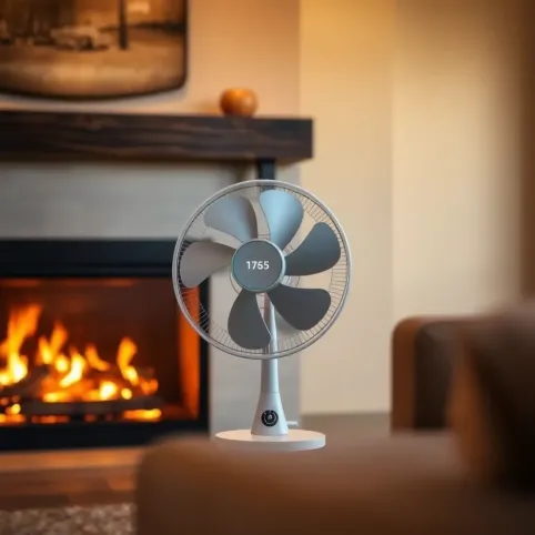 Wentylator do kominka z termostatem