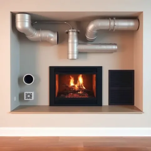 Wkład kominkowy do wentylacji mechanicznej