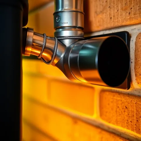 Wyjście Z Pieca Do Komina