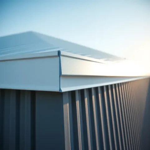 Wykończenie dachu z płyty warstwowej