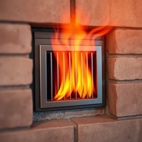 Wylot ciepłego powietrza z kominka na jakiej wysokości