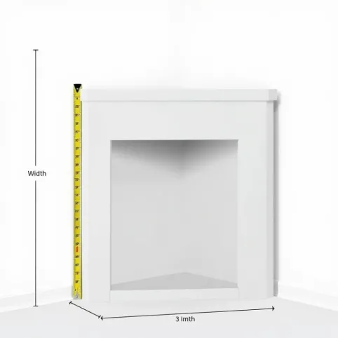 Wymiary kominka narożnego