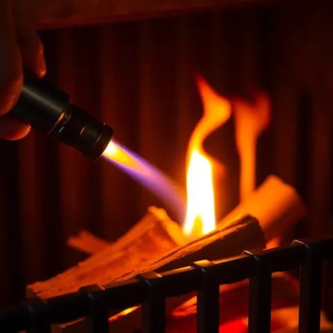 ZAPALARKA do kominka kratki