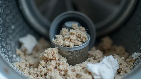 Zapchany filtr pompy odpływowej