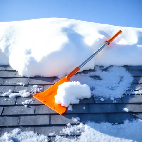 Zgarniacz do śniegu z dachu
