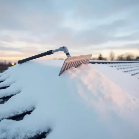 ZGARNIACZ TELESKOPOWY do śniegu z dachu