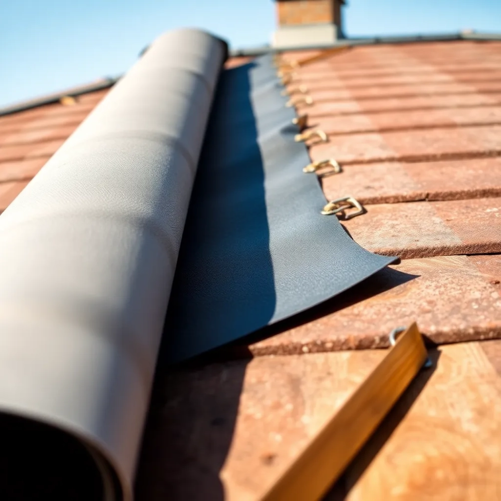 Sposób montażu membrany dachowej