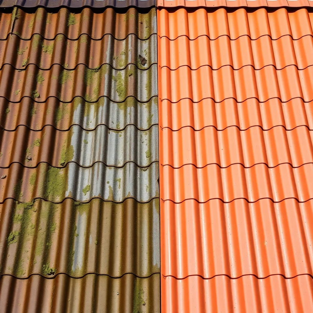 Środki do mycia dachów z blachy