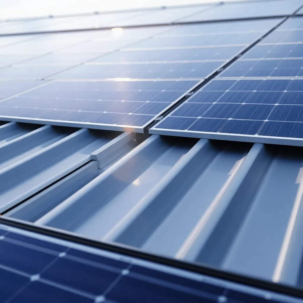 Stalowy dach fotowoltaiczny cena