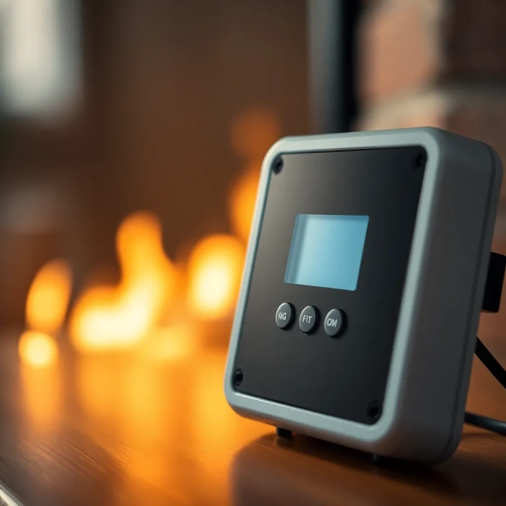 Sterownik do kominka z płaszczem wodnym TECH