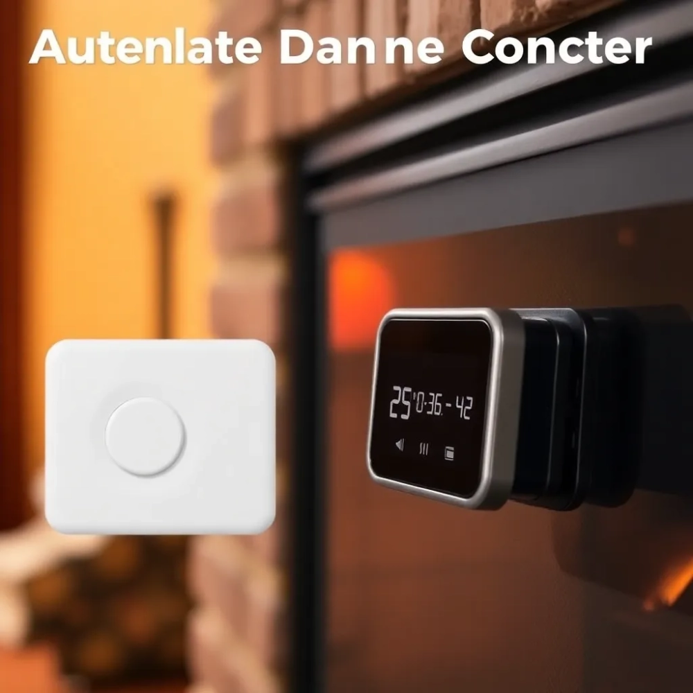 Sterownik z przepustnicą do kominka