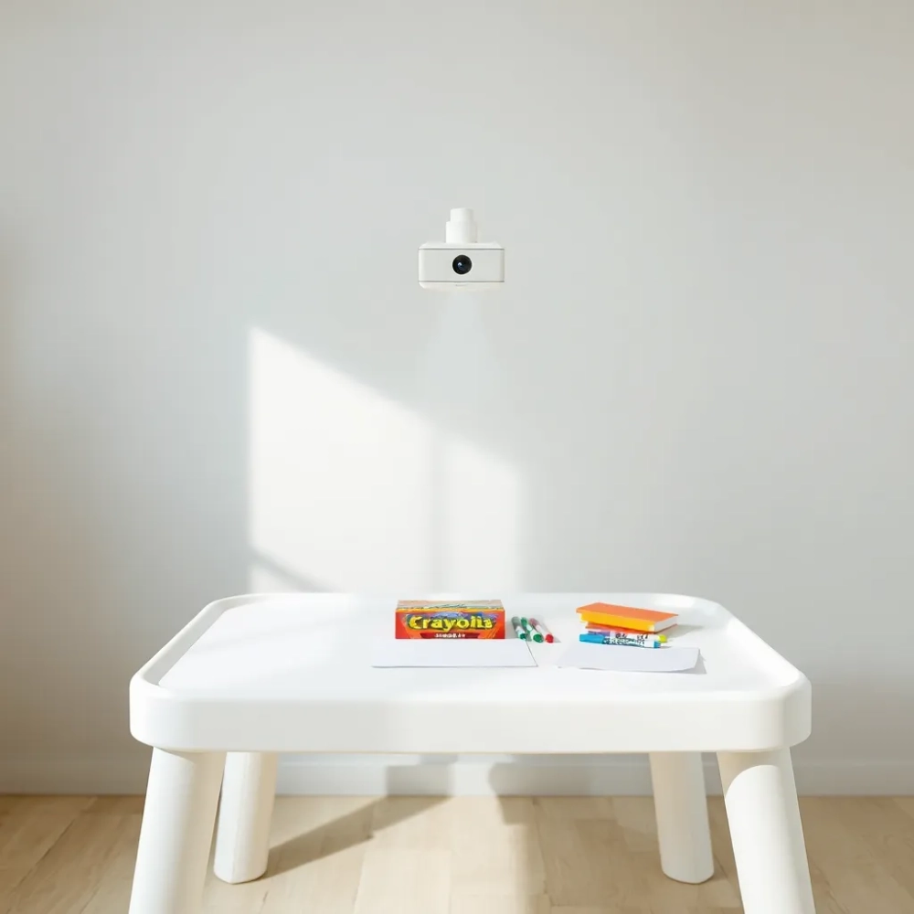 Stolik do MALOWANIA z projektorem