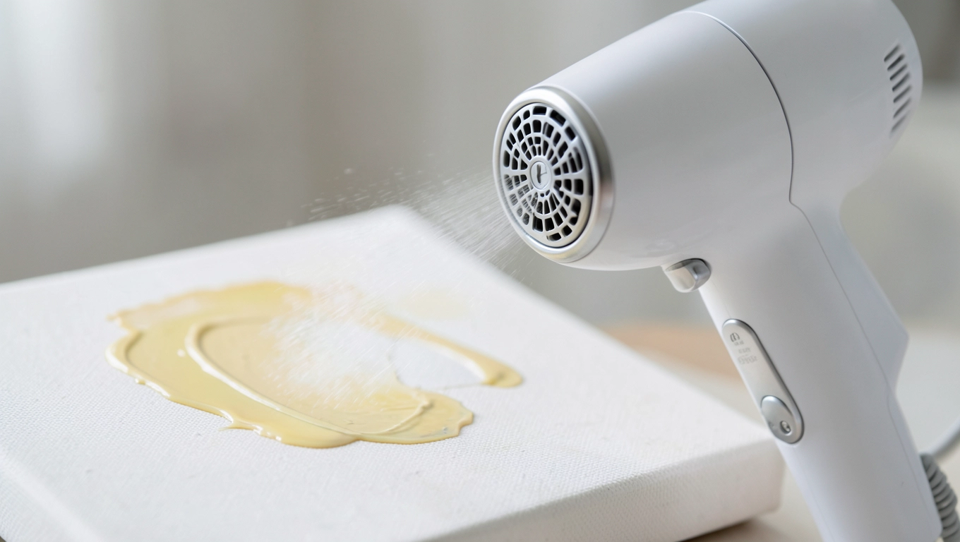 Suszarka do włosów na mokrą farbę olejnš