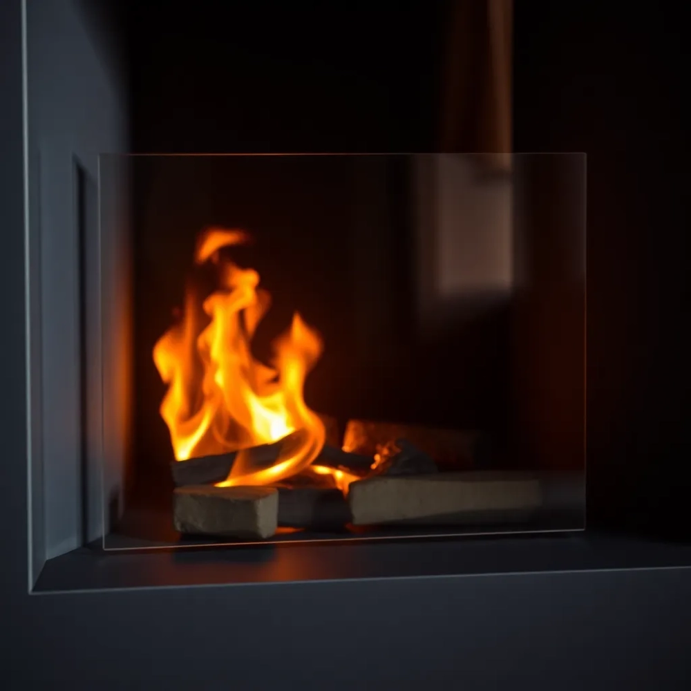 Szyba do kominka samoczyszcząca na wymiar