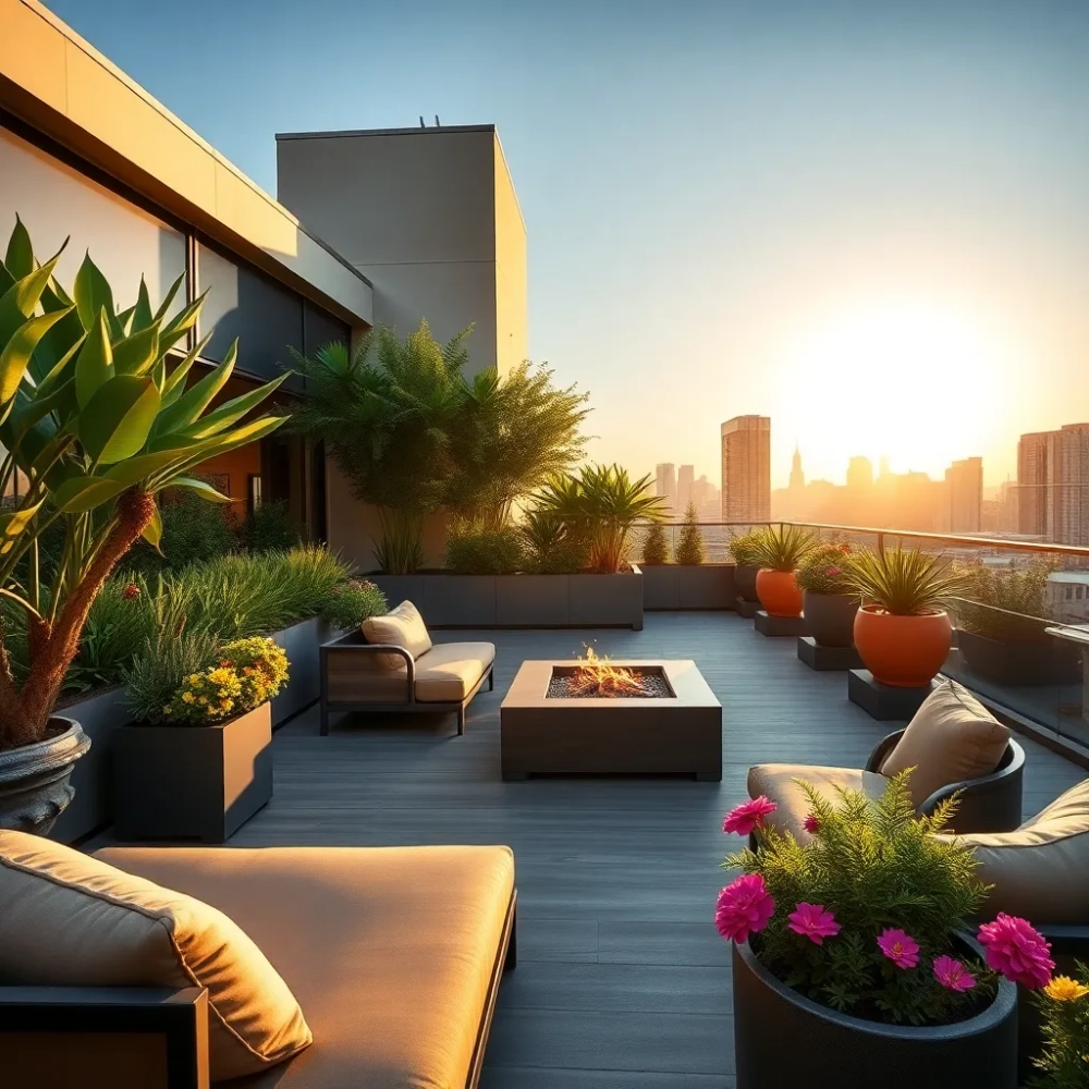 Taras na dachu inspiracje