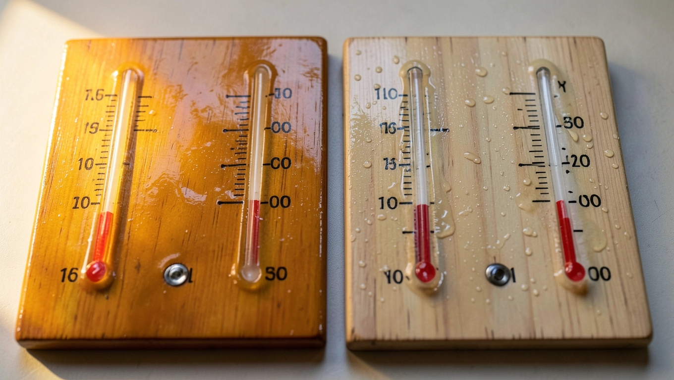 Temperatura i wilgotność przy schnięciu farby olejnej