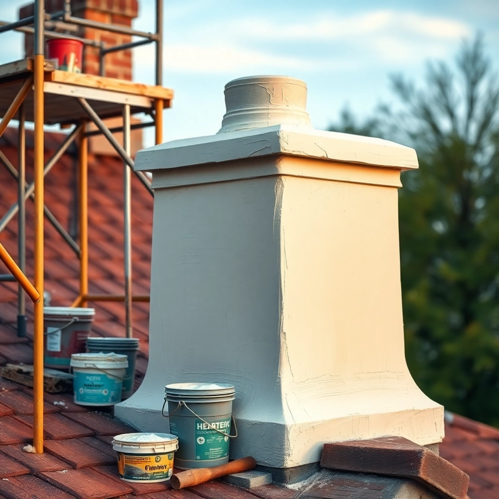 Tynkowanie Komina Na Zewnątrz