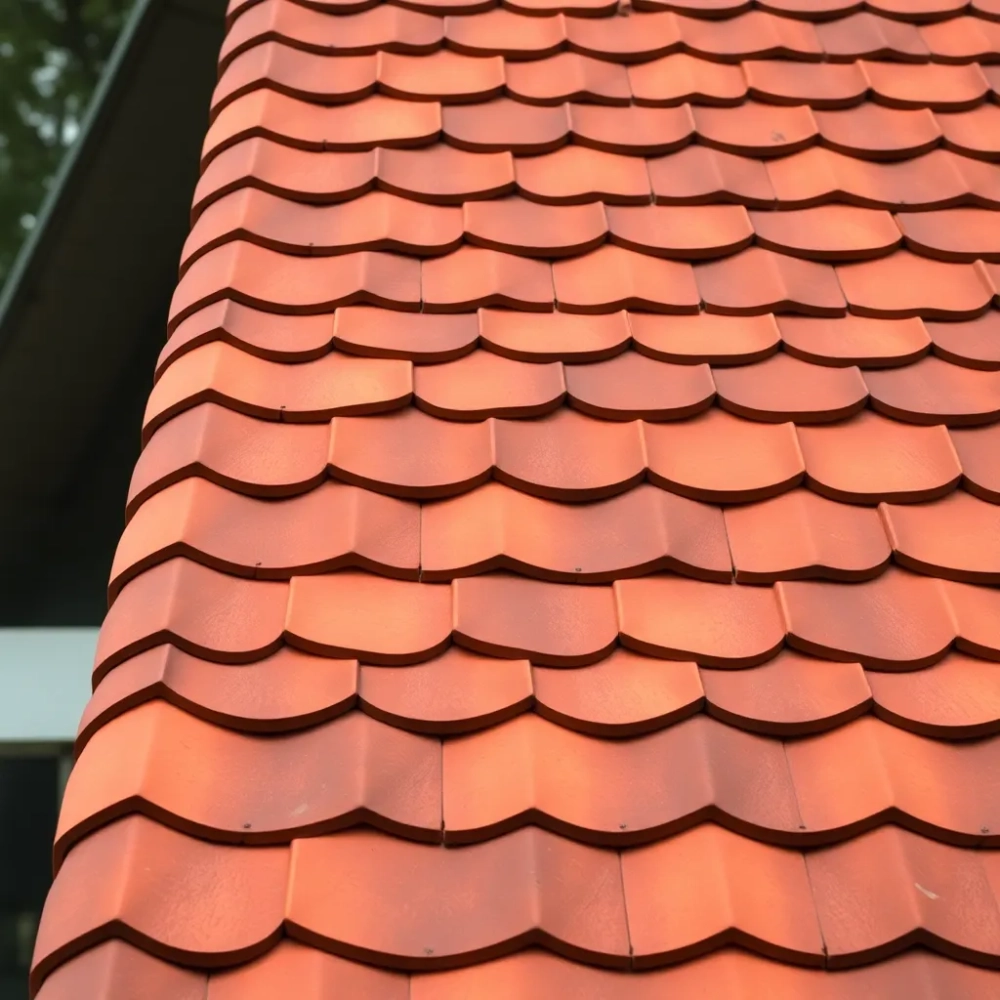 Układanie dachówki karpiówki w koronkę