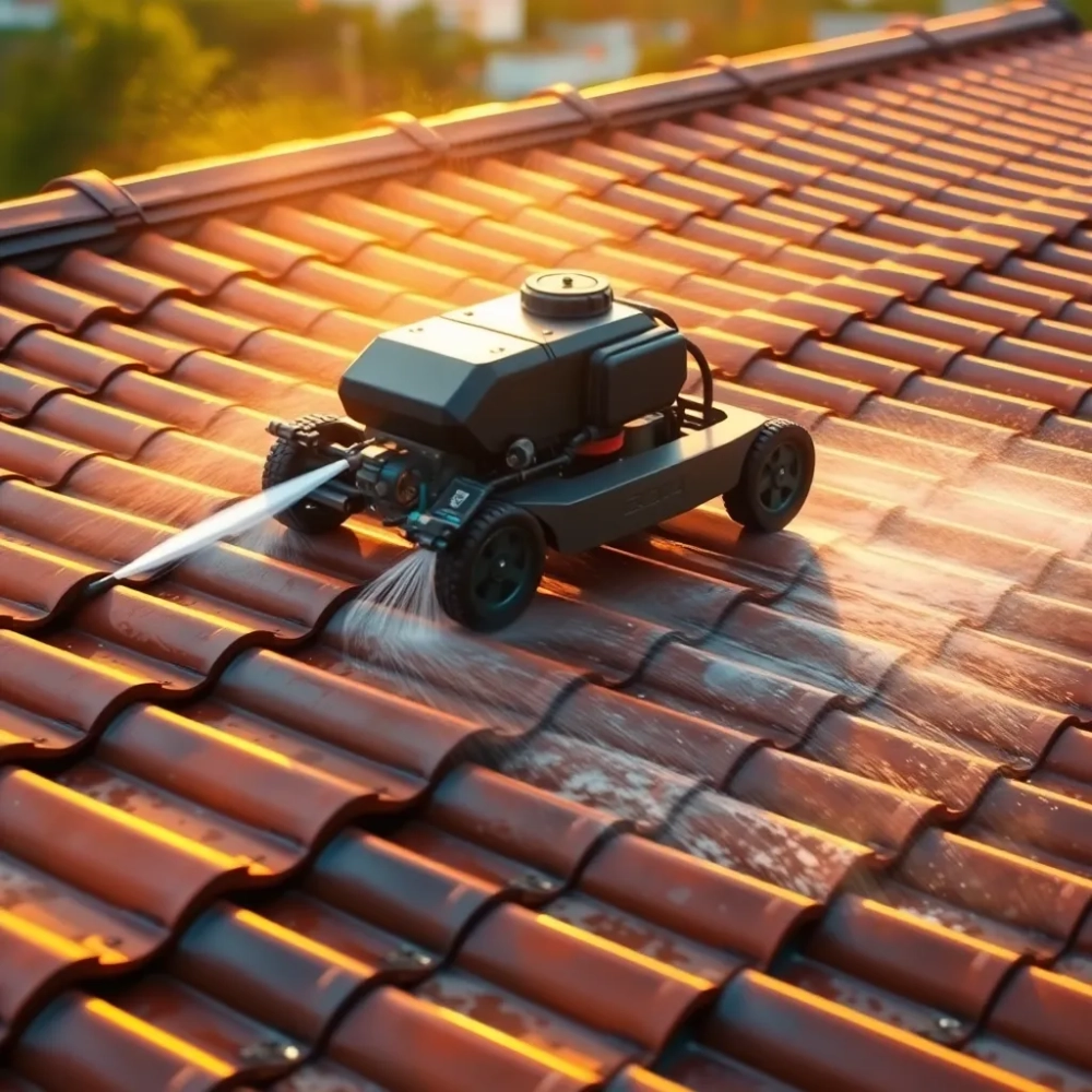 Urządzenie do mycia dachu