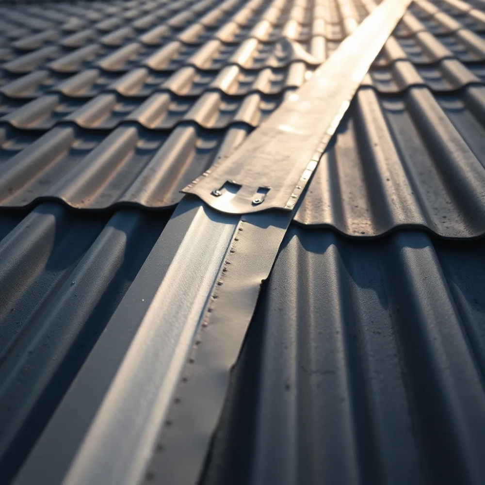 Uszczelnienie dachu z blachy falistej