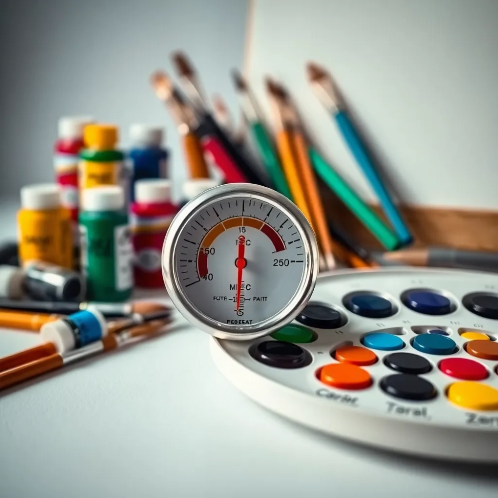 W jakiej temperaturze można malować farba olejna