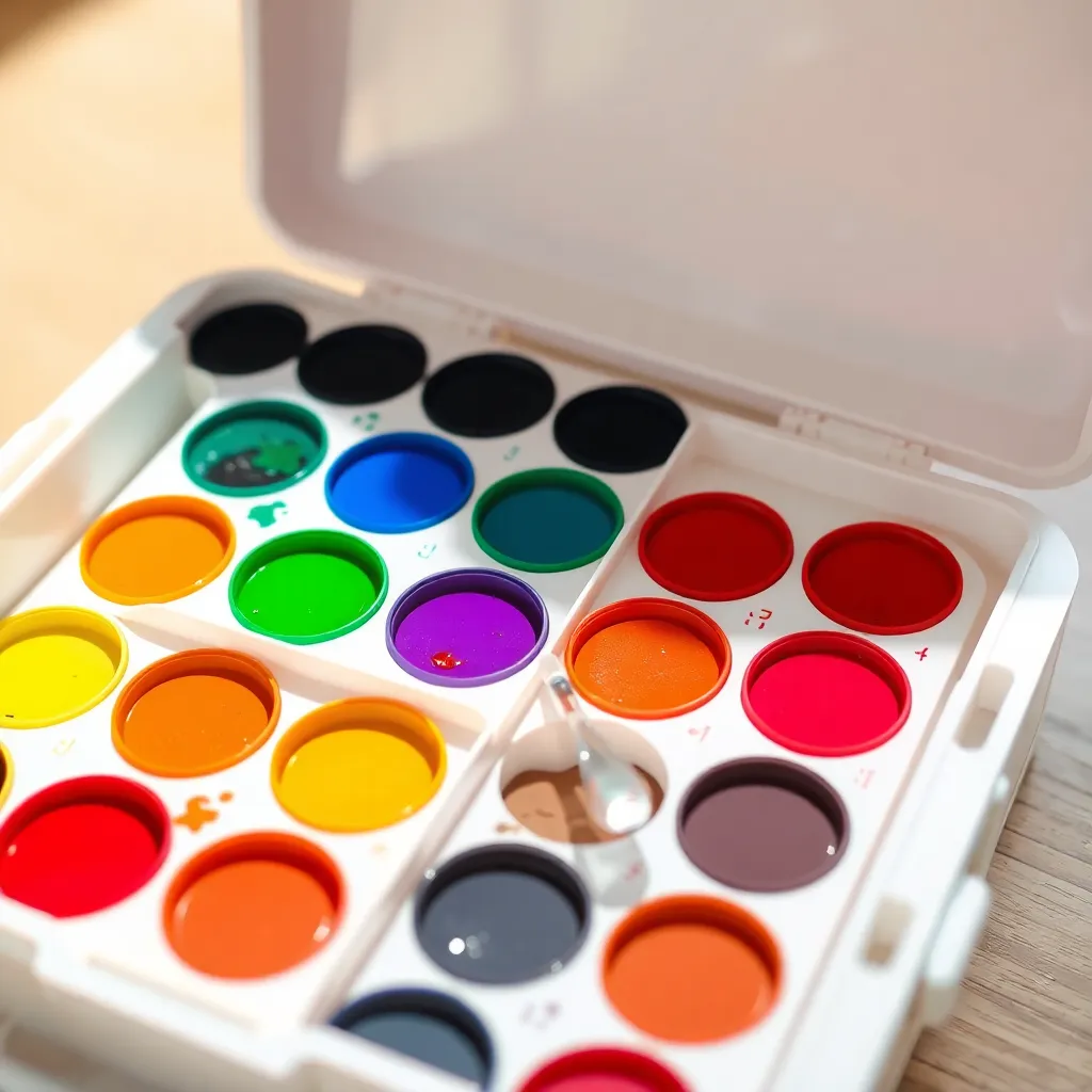Walizka do malowania dla dzieci