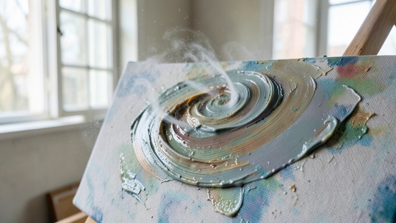 Wentylacja utlenia farbę olejnš szybciej