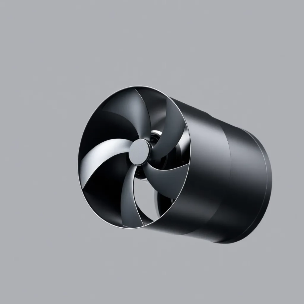 Wentylator kominkowy na rurę