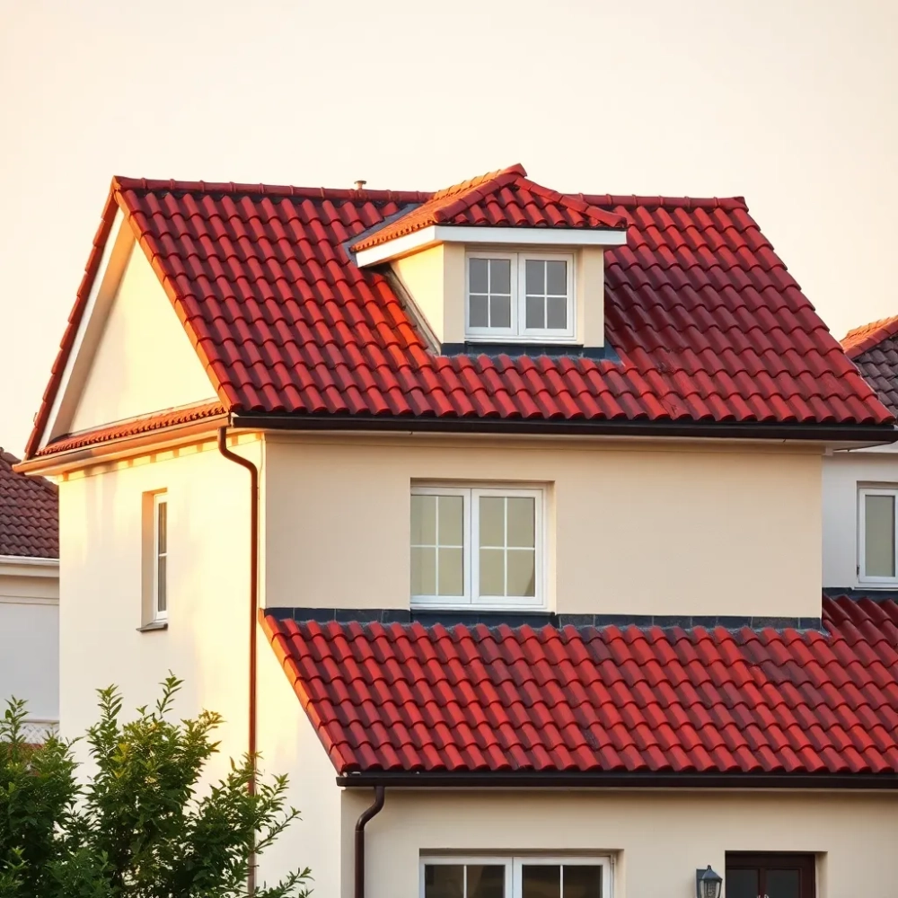 Wiśniowy dach jaka elewacja