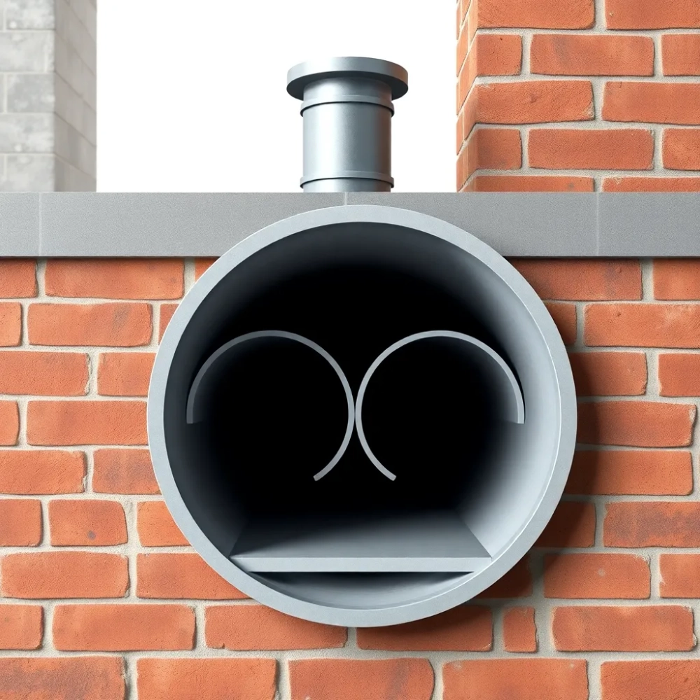 Wkład kominowy do gazu podwójny