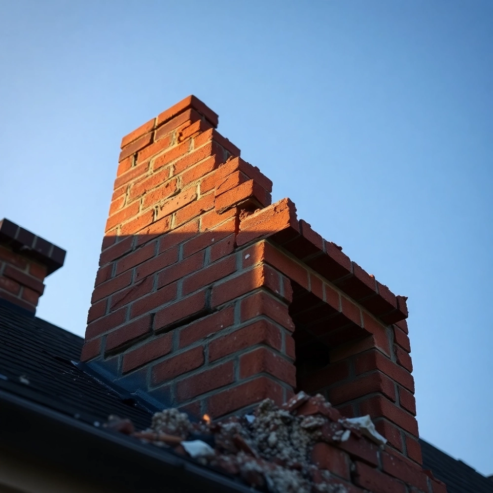 Wyburzenie Części Komina