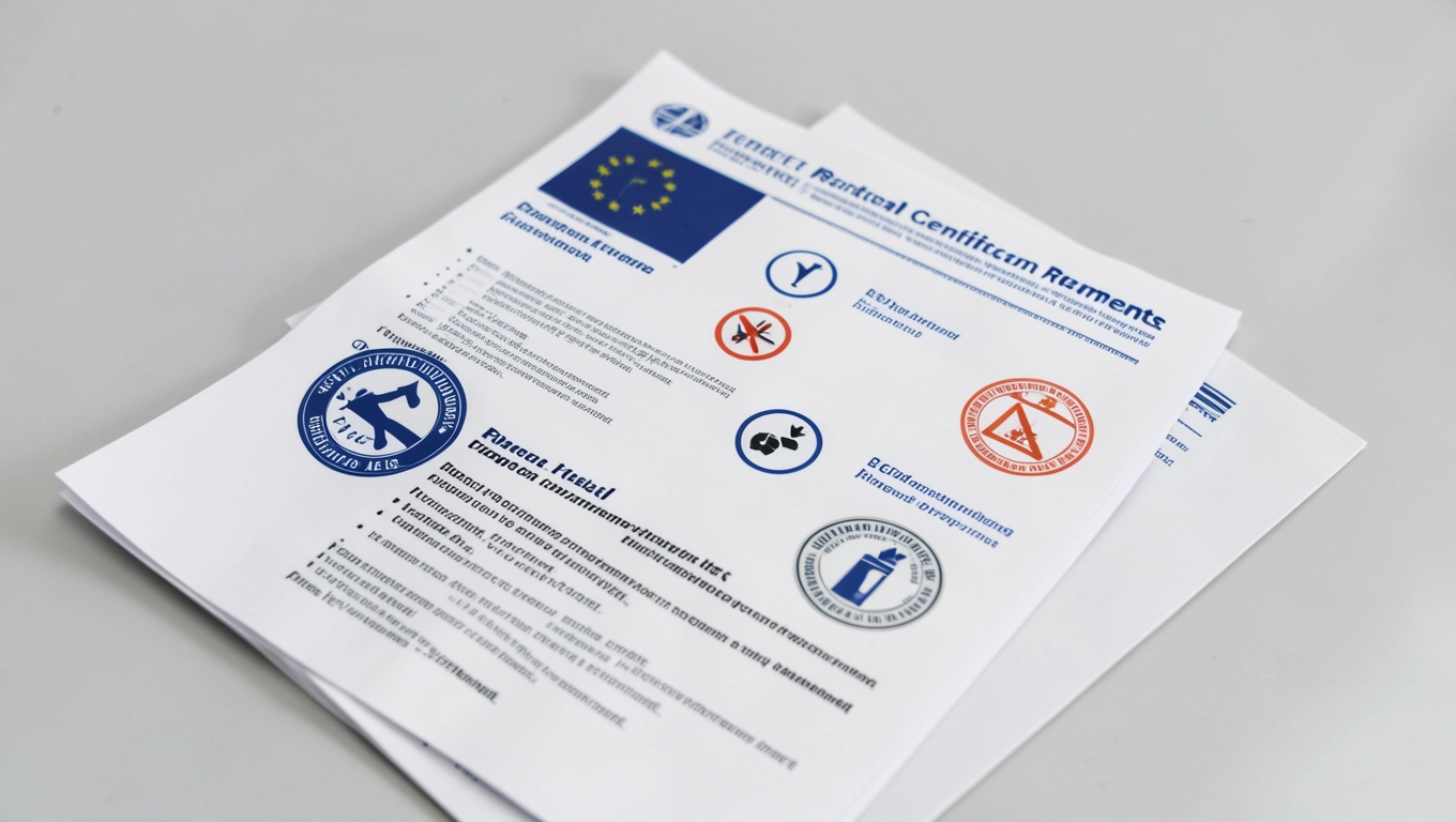 Wymagania do certyfikatu wyrobu