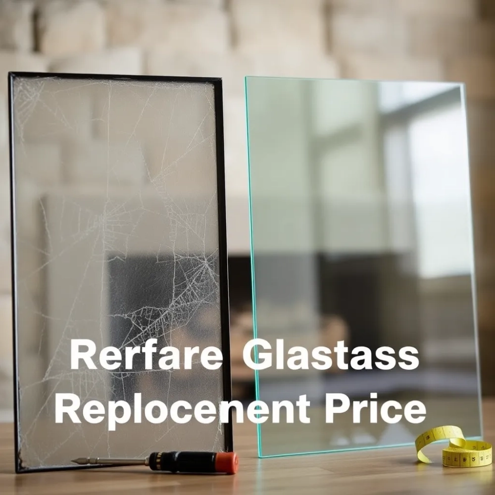 Wymiana szyby w kominku cena