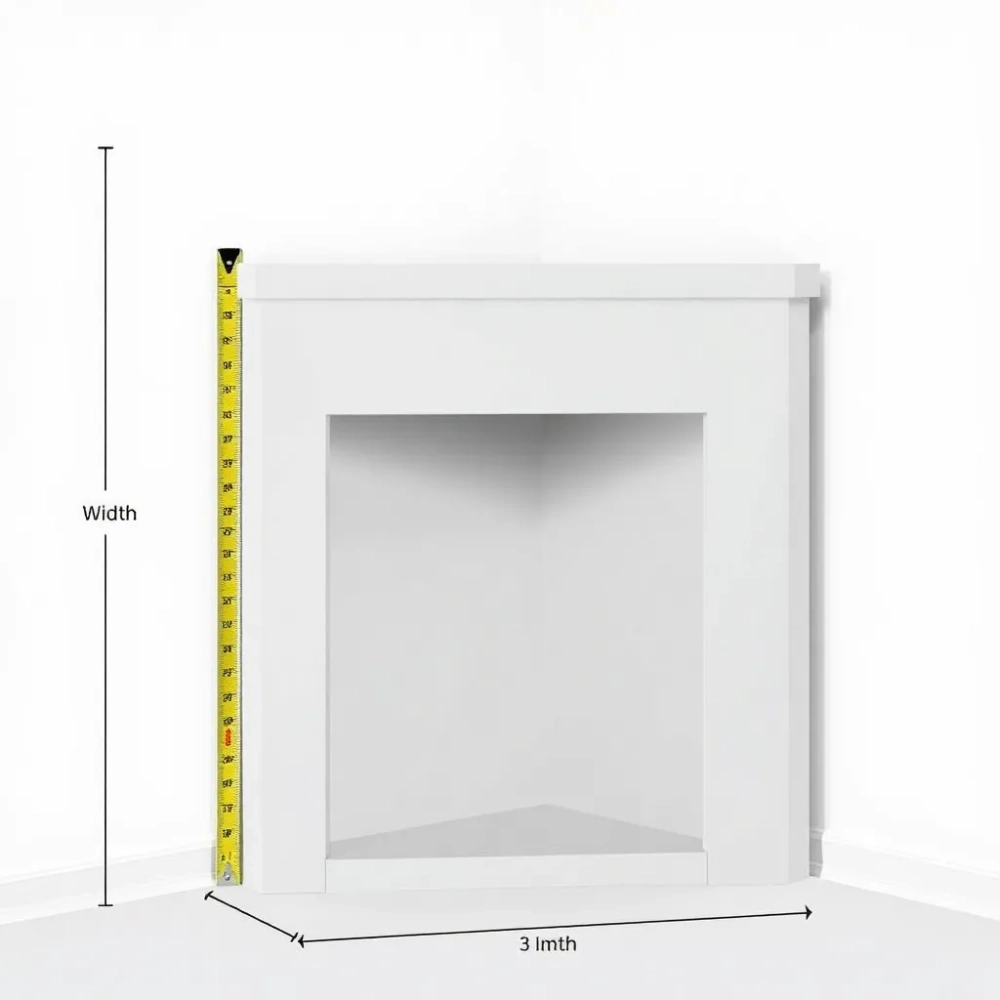 Wymiary kominka narożnego