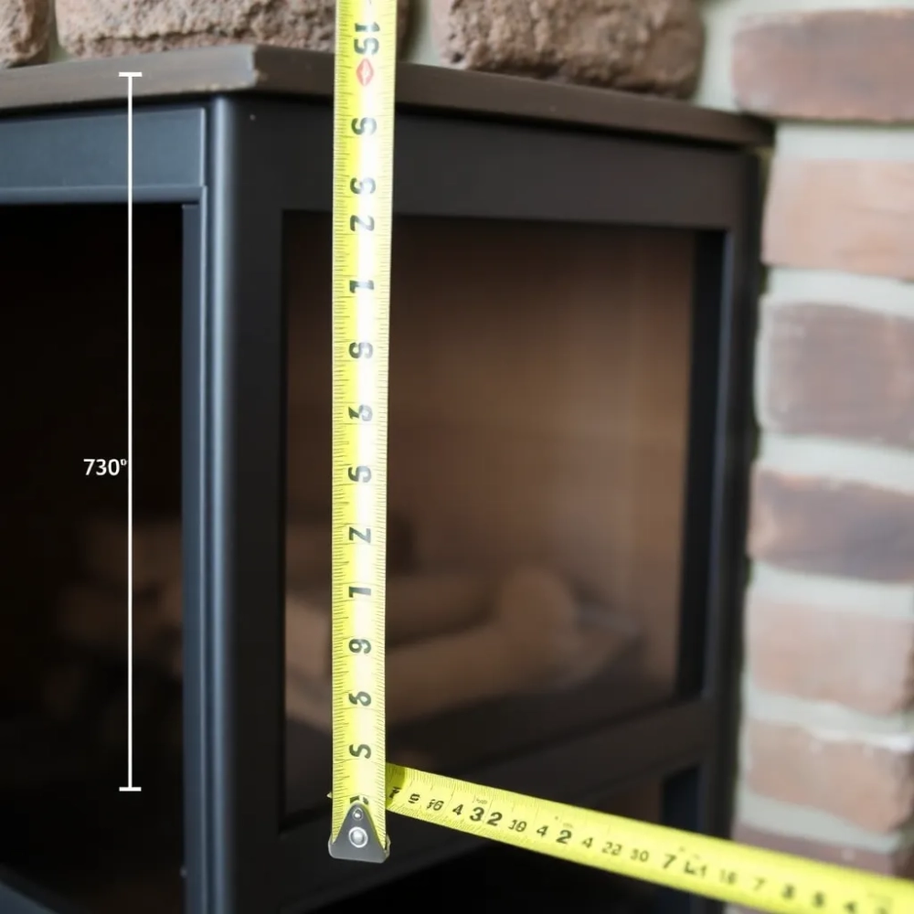 Wymiary kominka z płaszczem wodnym