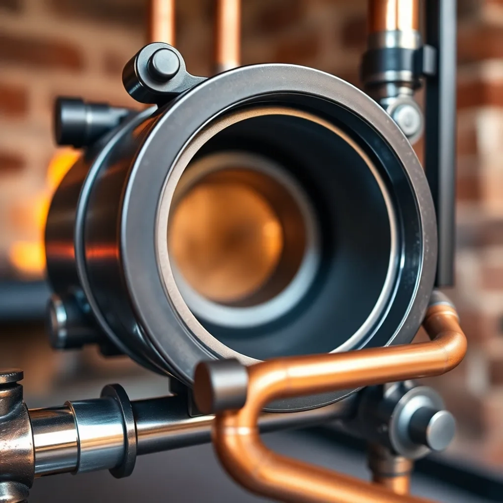 Wymiennik ciepła do kominka z płaszczem wodnym