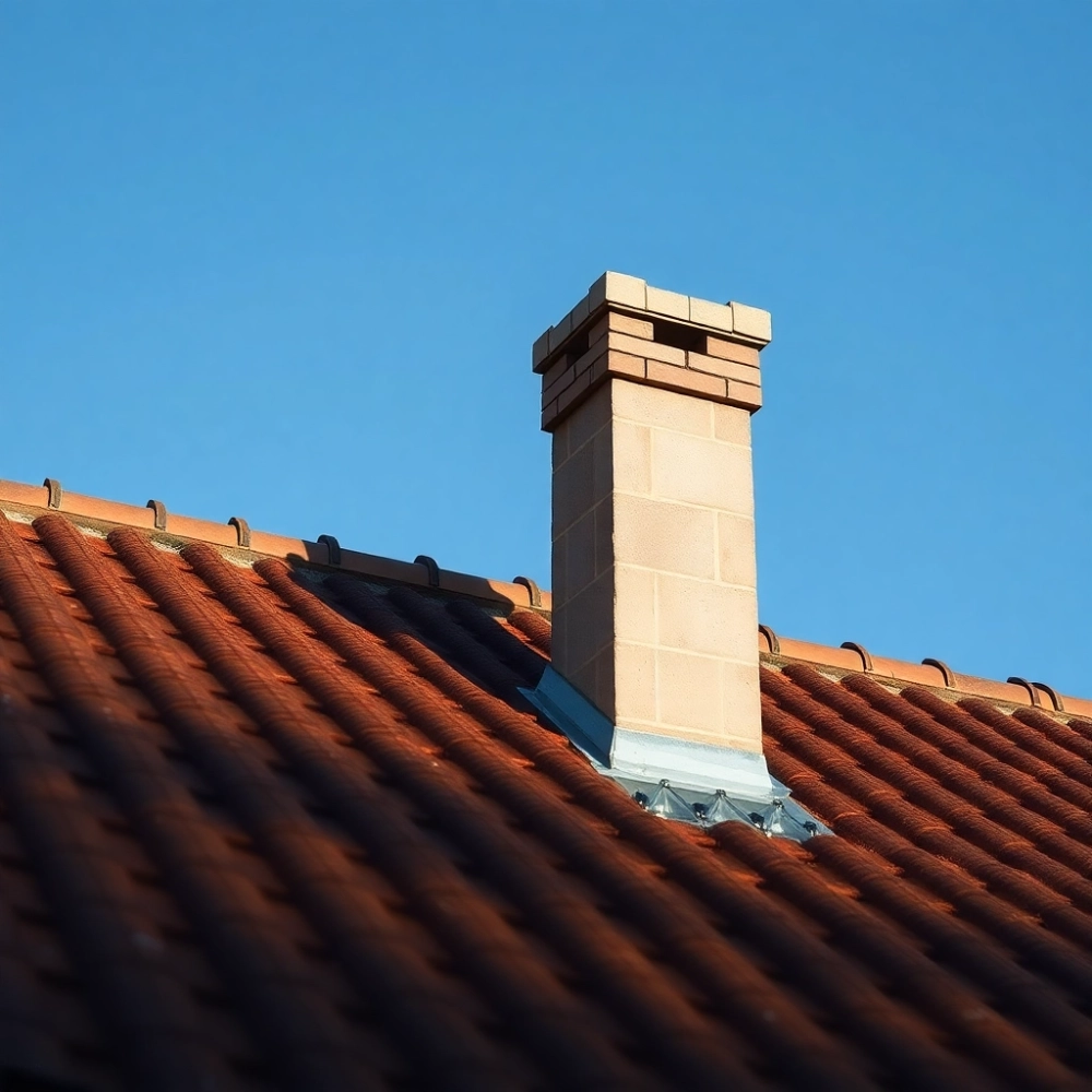 Wysokość komina nad dachem